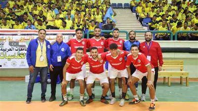 نتائج مباريات اليوم الاول للدورة العربية السادسة عشر لخماسيات كرة القدم بجامعة جنوب الوادي