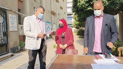 وسط إجراءات أمنية مشددة تعليم السويس يتابع موقف العاملين بالديوان من لقاح كورونا