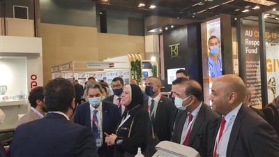 وزيرة التجارة : الحكومية تعمل علي توفير منصات لعرض السلع