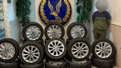 ارتكب 8 وقائع .. القبض على سارق إطارات السيارات بالتجمع الخامس
