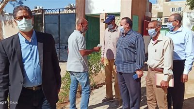 لجنه للمرور والتفتيش على المصالح الحكومية والمدارس برأس غارب