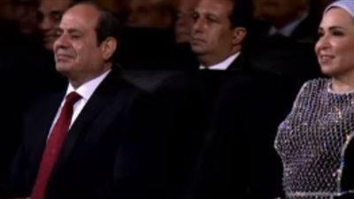 الرئيس السيسي يشاهد فيلم 