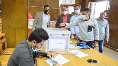 انطلاق الجولة الأولى لانتخابات اتحاد الطلاب بجامعة بنى سويف