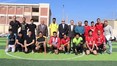 إنطلاق دوري كرة القدم بجامعة الدلتا التكنولوجية للعام الدراسي٢٠٢٢/٢٠٢١
