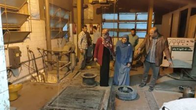 صيانة محطة رفع الصرف الصحى بشارع المدارس ببنى سويف