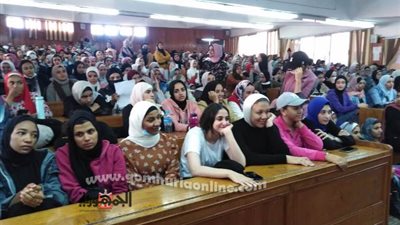 ندوة بكلية التربية الرياضية بنات بجامعة الزقازيق حول إجراءات المشاركة بمشروع محو الأمية