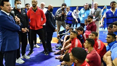 وزير الرياضة يشهد اللقاء التقييمي التنافسي للاعبي المشروع القومي للموهبة والبطل الأوليمبي
