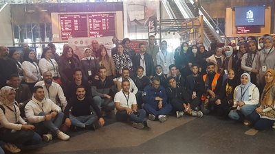 انطلاق قطار الشباب لحضور فعاليات منتدى الشباب البيئى العربى ال١١
