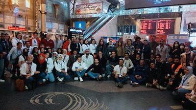 انطلاق قطار الشباب من القاهرة لاسوان لحضور فعاليات المنتدى البيئى العربى