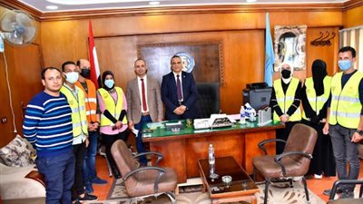محافظ بنى سويف يستقبل أعضاء مجلس إدارة النادي الرياضى الجديد