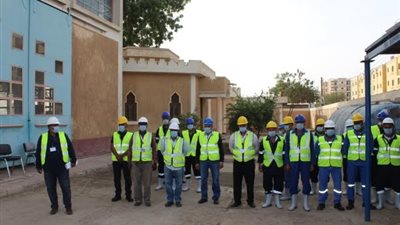 زيارة الوكالة الامريكية للتنمية الدولية شركة مياه الأقصر ومتابعة المشاريع الحالية