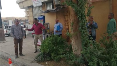 حملة لإزالة الاشغالات ورفع التشوهات البصرية بمدينة الأقصر