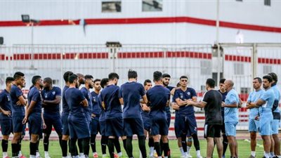 مران الزمالك.. اللاعبون يخوضون فقرة تدريبات ترفيهية