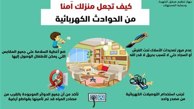 ٥ نصائح تجعل منزلك اَمنا من الحوادث الكهربائية