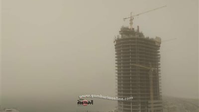 استمرار العواصف الترابية علي مدن مطروح لليوم الثاني
