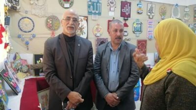 مدير الشئون التنفيذية بتعليم القليوبية يفتتح فعاليات معرض الإقتصاد المنزلى لمدارس المحافظة