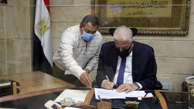 فودة يصدق علي قرارات تصالح علي مخالفات البناء لأهالي مدينة أبورديس