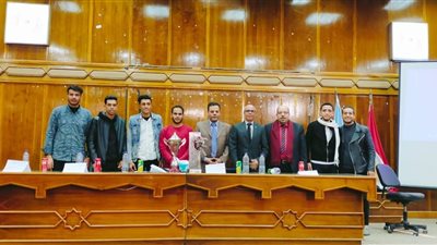تربية أساسي مطروح تحصد المركز الأول بالمهرجان الكروي بالجامعة