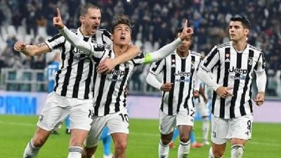 فوز يوفنتوس بهدفين أمام كاليارى فى الدورى الإيطالى