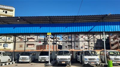 بدء التشغيل التجريبي لموقف المنزلة الجديد للسيارات علي مساحة 2000 متر مربع