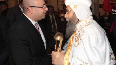 محافظ بني سويف و القيادات والنواب يشهدون قداس عيد الميلاد بمطرانية ببا
