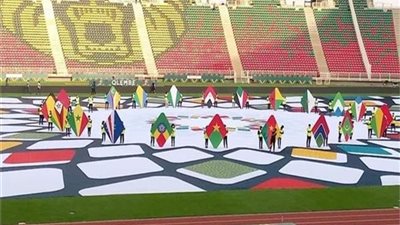 علم مصر يُزين حفل افتتاح أمم أفريقيا 2021.. فيديو