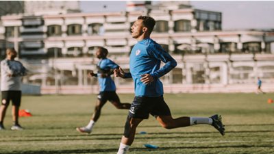 مران الزمالك.. إسلام جابر يشارك في التدريبات