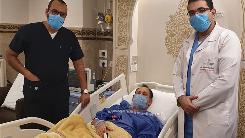 المستشار خفاجى أثناء