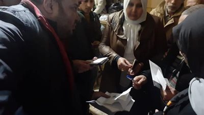 بحث إجتماعى لمتضررى 