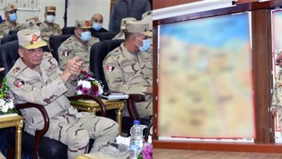وزير الدفاع يشهد المرحلة الرئيسية لمشروع مراكز القيادة التعبوى 