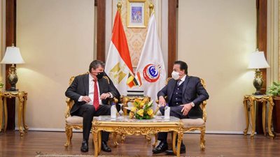 السفير البلجيكي يعرب عن تطلع بلاده للاستفادة من مبادرات 100 مليون صحة