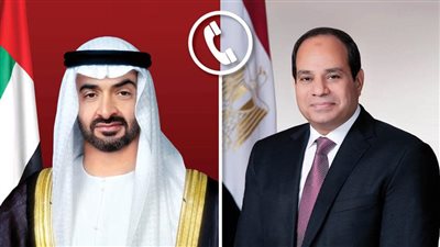 السيسي يقدم التعازي لولي عهد أبوظبي في ضحايا الهجوم الإرهابي