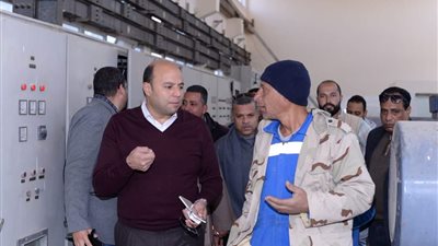 النائب مبروك يتفقد محطات مياه ببا