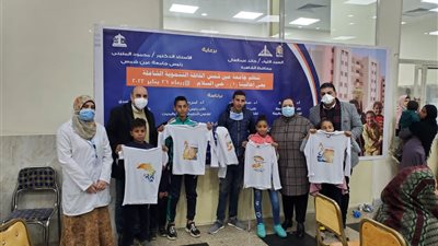انطلاق قافلة جامعة عين شمس التنموية الشاملة بحي اهالينا (١) بالسلام