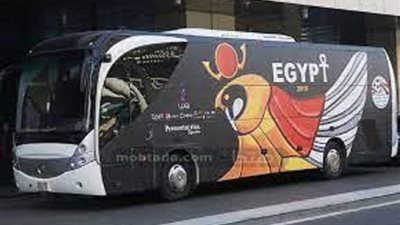 كأس الأمم الأفريقية.. وصول حافلة المنتخب لملعب المباراة استعدادًا لمواجهة المغرب