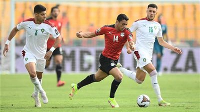 منتخب مصر يُنهى الشوط الأول متأخرًا بهدف أمام المغرب