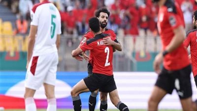 مصر تُنهى الشوط الأضافى الأول متقدما على المغرب بثنائية