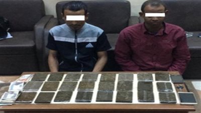 ضبط شخصين بقنا بحوزتهما 3,5 كيلو حشيش