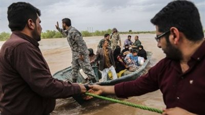 السلطات الإيرانية تأمر بإخلاء 70 قرية بسبب الفيضانات