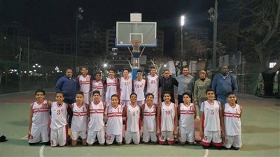 سلة الزمالك تتوج ببطولة منطقة الجيزة تحت ١٣ سنة