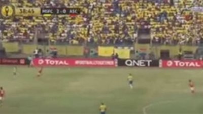 صن داونز يتقدم على الاهلى برباعية نظيفة