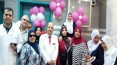تكريم الممرضات والامهات المثاليات والاطباء والموظفين بمستشفى فاقوس