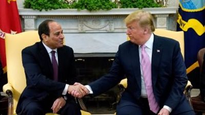 ترامب خلال لقاء السيسى: العلاقات الثنائية بين البلدين فى أفضل حالة