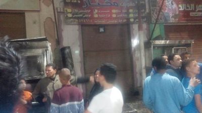 كلاكيت تانى مرة .. حريق بمطعم مشويات بالرمالى قويسنا