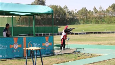 منافسة عالمية في البطولة الافريقية السادسة للرماية علي الاطباق المروحية