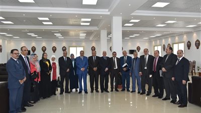 رئيس جامعة الأزهر يستقبل فريق ضمان الجودة