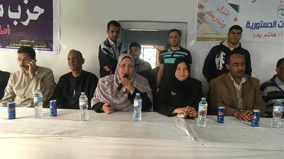 مؤتمر جماهيري لمستقبل وطن للتعديلات الدستورية بقومسيونات مطوبس بكفر الشيخ