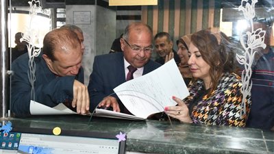 وفد من التخطيط يتفقد المراكز التكنولوجية في بورسعيد.. صور