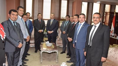 محافظ بني سويف يستقبل السفير الإندونيسي كتب مصطفى عبده :