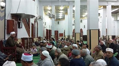 أوقاف قها احتفلت بليلة النصف من شعبان مع رواد المساجد
